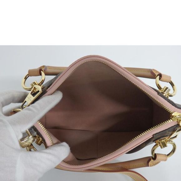 Louis Vuitton V Tote Bag BB Monogram Handbag Pink - Picture 4 of 4